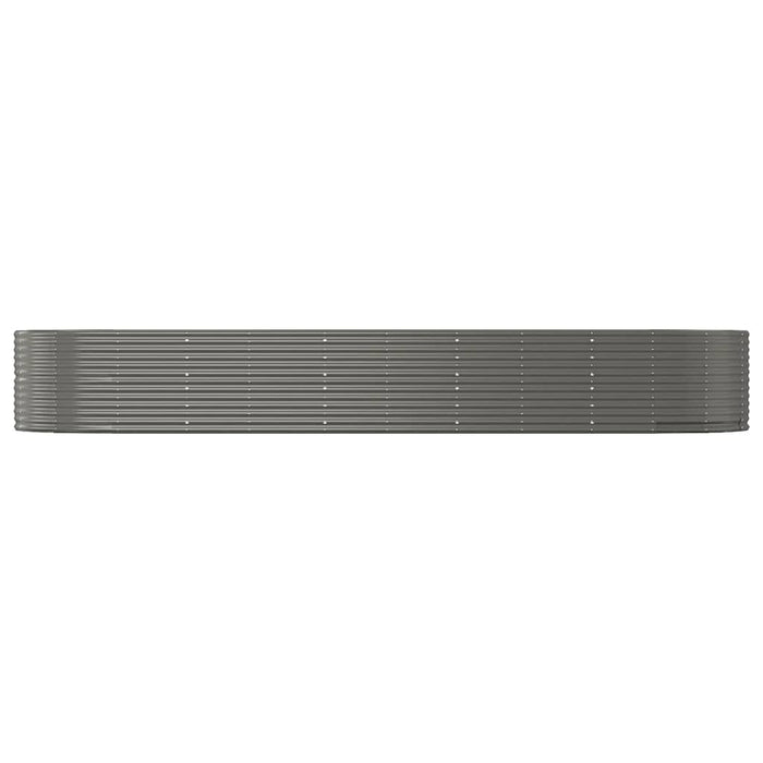 Strat înălțat grădină gri, 447x140x68 oțel galvanizat - WALTI WALTI