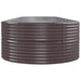 Jardinieră grădină maro 584x140x68 cm oțel vopsit electrostatic - WALTI WALTI
