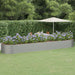 Jardinieră argintiu 584x140x68 cm oțel vopsit electrostatic - WALTI WALTI