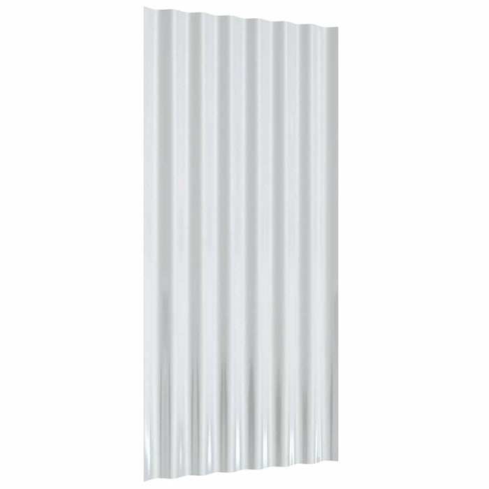 Panouri de acoperiș 12 buc. oțel galvanizat maro 80x36 cm WALTI