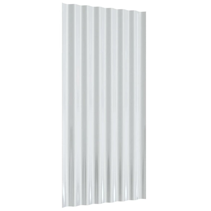 Panouri de acoperiș 36 buc. oțel vopsit antracit 80x36 cm - WALTI WALTI