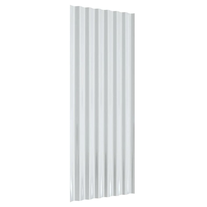 Panouri de acoperiș 12 buc. oțel galvanizat maro 100x36 cm WALTI