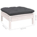 Set mobilier de grădină cu perne, 13 piese, antracit, lemn pin - WALTI WALTI