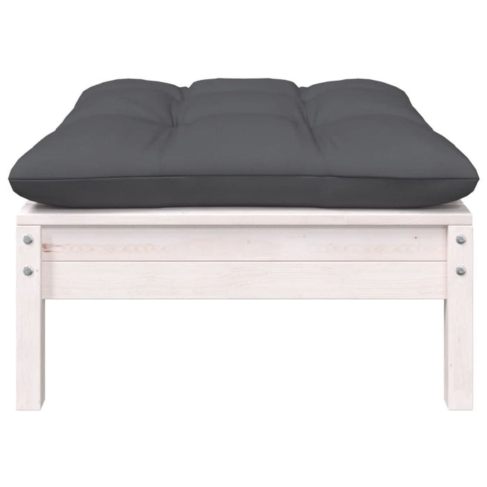 Set mobilier de grădină cu perne, 9 piese, lemn masiv de pin - WALTI WALTI