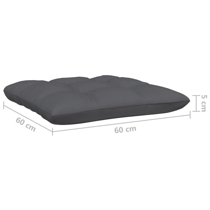 Set mobilier grădină cu perne, 4 piese, lemn masiv de pin WALTI