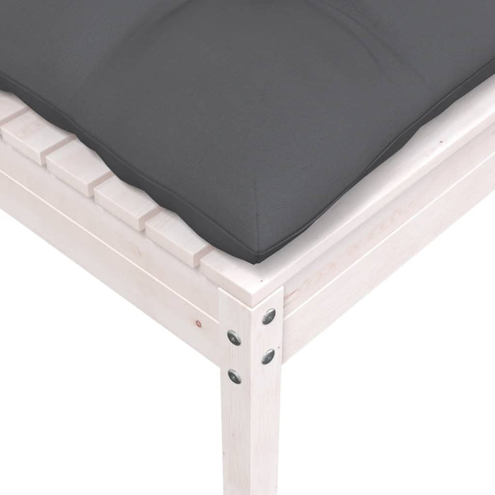 Set mobilier de grădină cu perne, 5 piese, lemn masiv de pin - WALTI WALTI