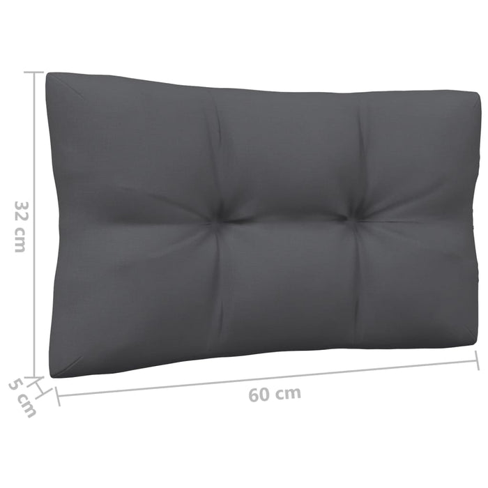 Set mobilier grădină cu perne, 4 piese, lemn de pin - WALTI WALTI