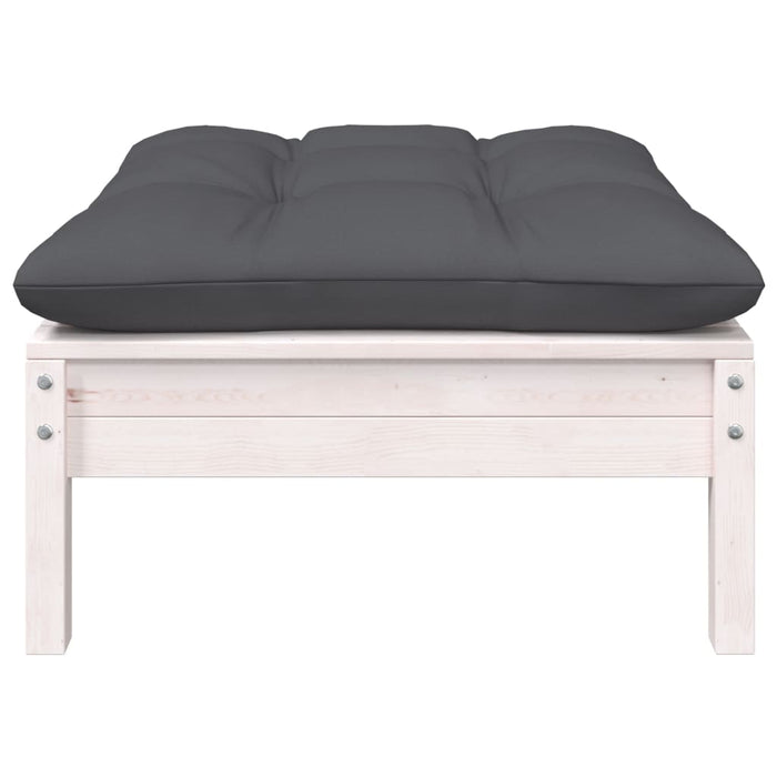 Set mobilier grădină cu perne, 7 piese, lemn masiv de pin - WALTI WALTI