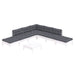 Set mobilier de grădină cu perne, 8 piese, alb, lemn de pin - WALTI WALTI