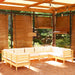 Set mobilier grădină cu perne, 9 piese, crem, lemn de pin - WALTI WALTI