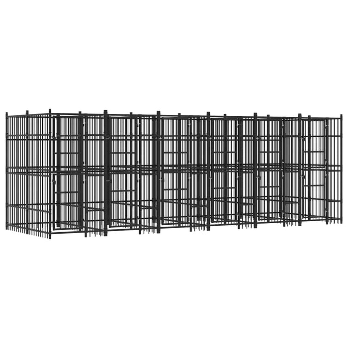 Padoc pentru câini de exterior, 11,06 m², oțel WALTI