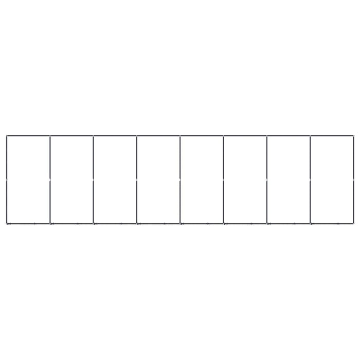 Padoc pentru câini de exterior, 14,75 m², oțel - WALTI WALTI