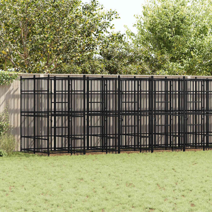 Padoc pentru câini de exterior, 16,59 m², oțel WALTI