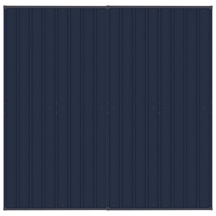 Padoc pentru câini de exterior cu acoperiș, 3,69 m², oțel - WALTI WALTI