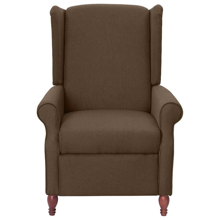 Fotoliu rabatabil, maro, material textil WALTI