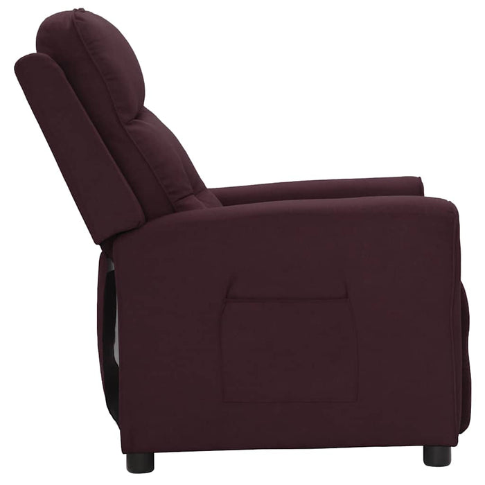 Fotoliu rabatabil, violet, material textil WALTI