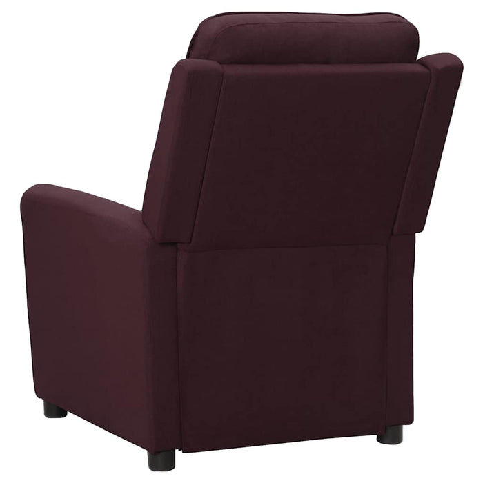 Fotoliu rabatabil, violet, material textil WALTI