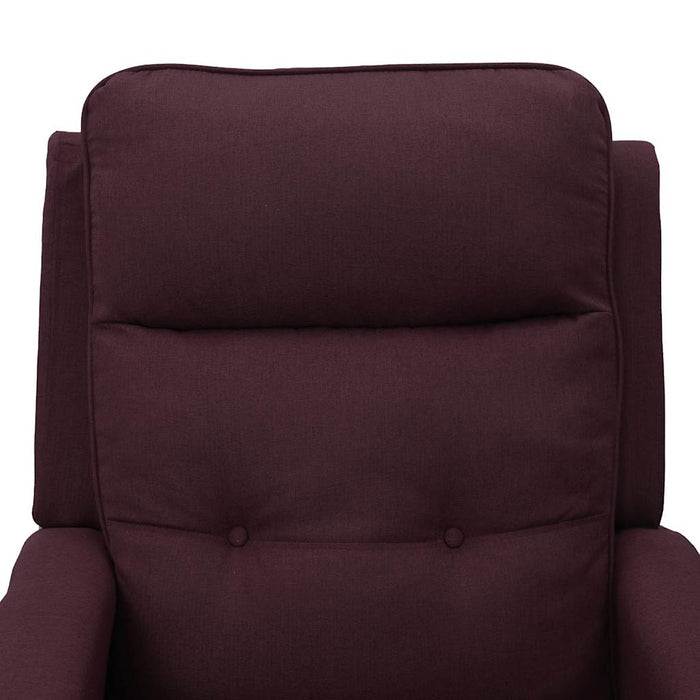 Fotoliu rabatabil, violet, material textil WALTI