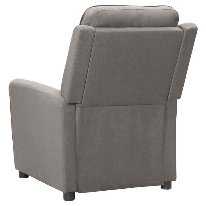 Fotoliu rabatabil, gri taupe, material textil WALTI