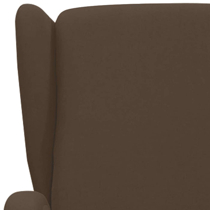 Fotoliu rabatabil, maro, material textil WALTI