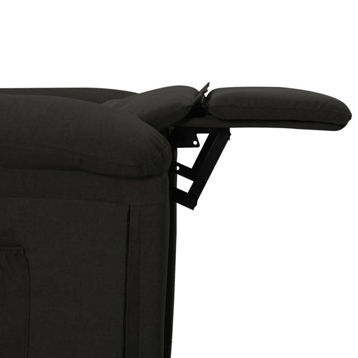 Fotoliu rabatabil, negru, material textil - WALTI WALTI