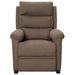 Fotoliu rabatabil, gri taupe, material textil - WALTI WALTI