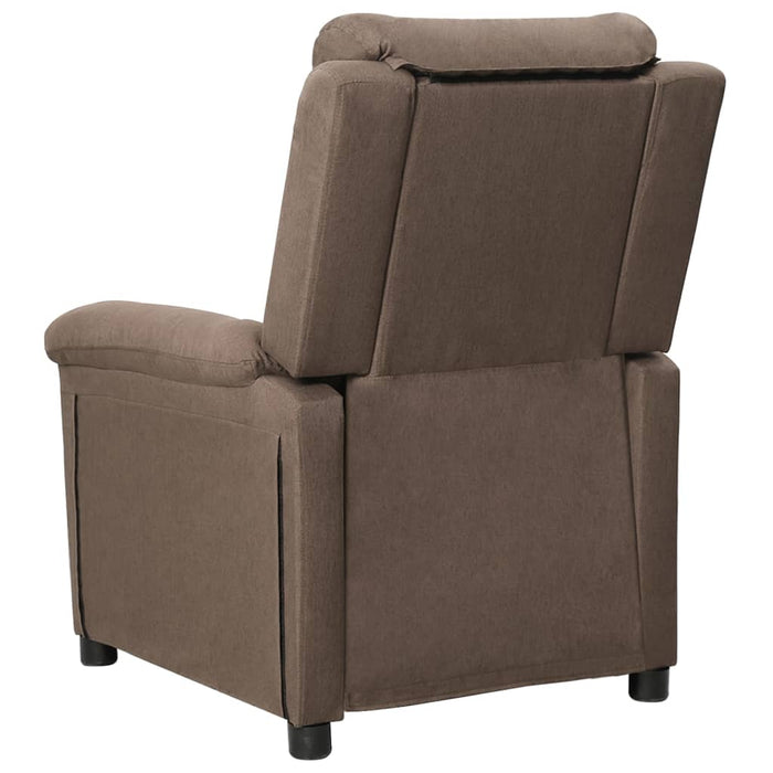 Fotoliu rabatabil, gri taupe, material textil - WALTI WALTI