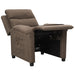 Fotoliu rabatabil, gri taupe, material textil - WALTI WALTI