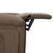 Fotoliu rabatabil, gri taupe, material textil - WALTI WALTI