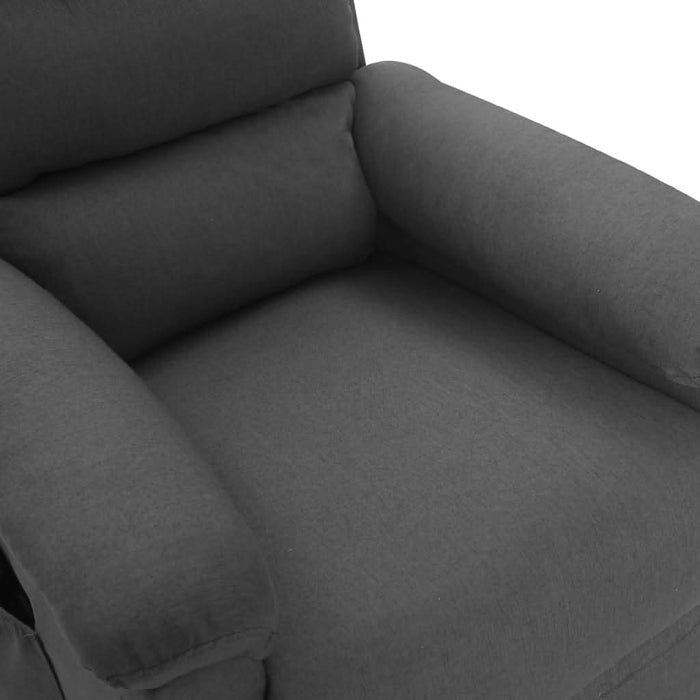 Fotoliu de masaj, gri închis, material textil - WALTI WALTI