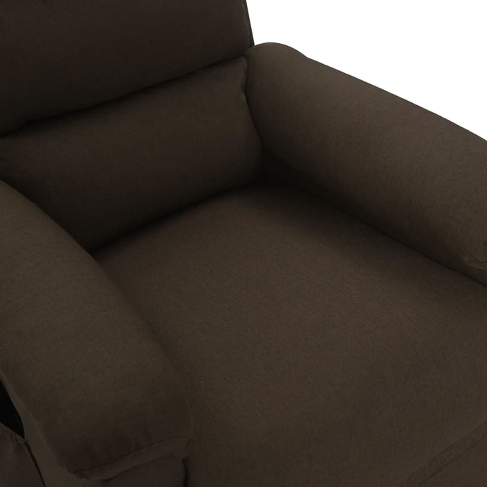 Fotoliu de masaj, maro închis, material textil WALTI