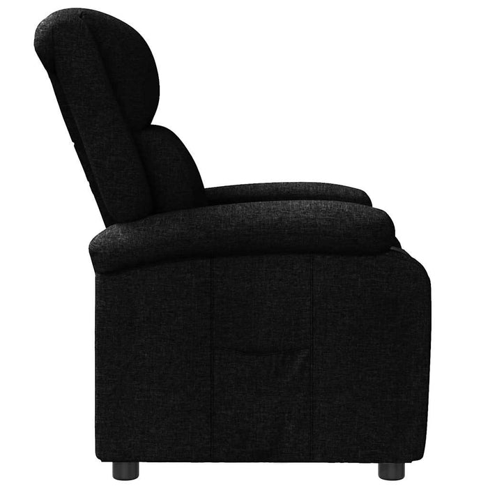 Fotoliu rabatabil, negru, material textil - WALTI WALTI