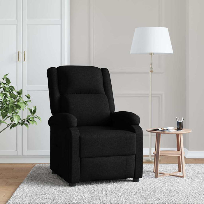 Fotoliu rabatabil, negru, material textil - WALTI WALTI
