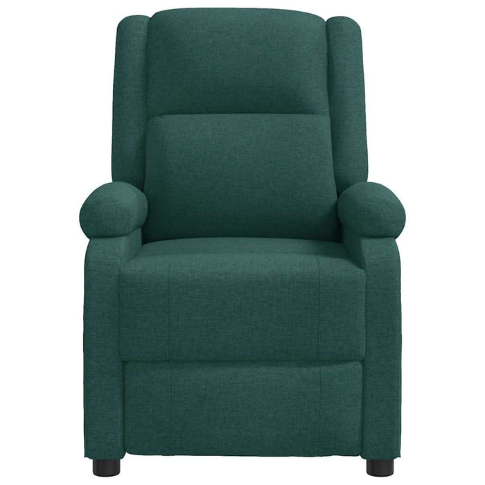 Fotoliu rabatabil, verde închis, material textil - WALTI WALTI