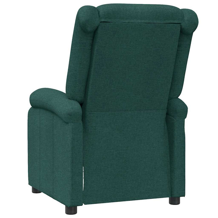 Fotoliu rabatabil, verde închis, material textil - WALTI WALTI