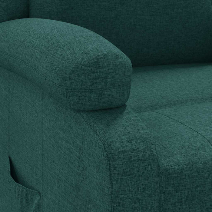 Fotoliu rabatabil, verde închis, material textil - WALTI WALTI