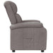 Fotoliu rabatabil, gri taupe, material textil - WALTI WALTI