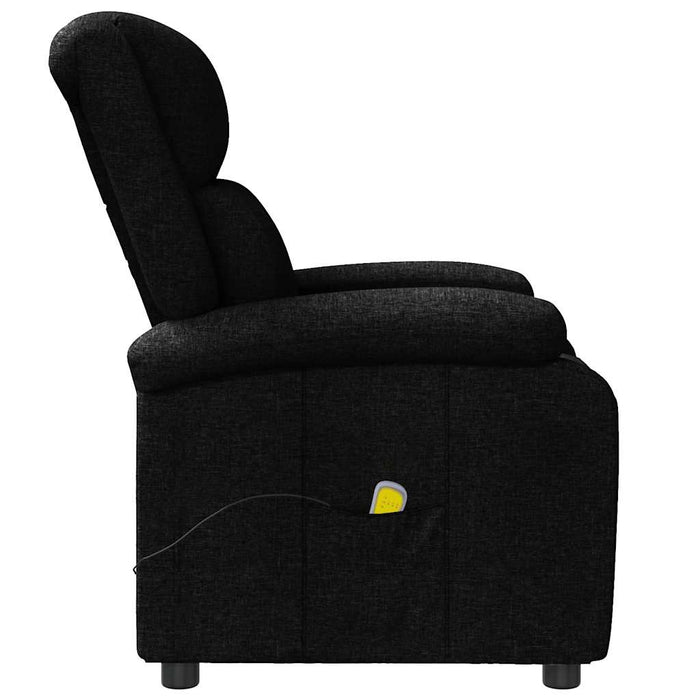 Fotoliu de masaj spătar aripi, negru, material textil - WALTI WALTI