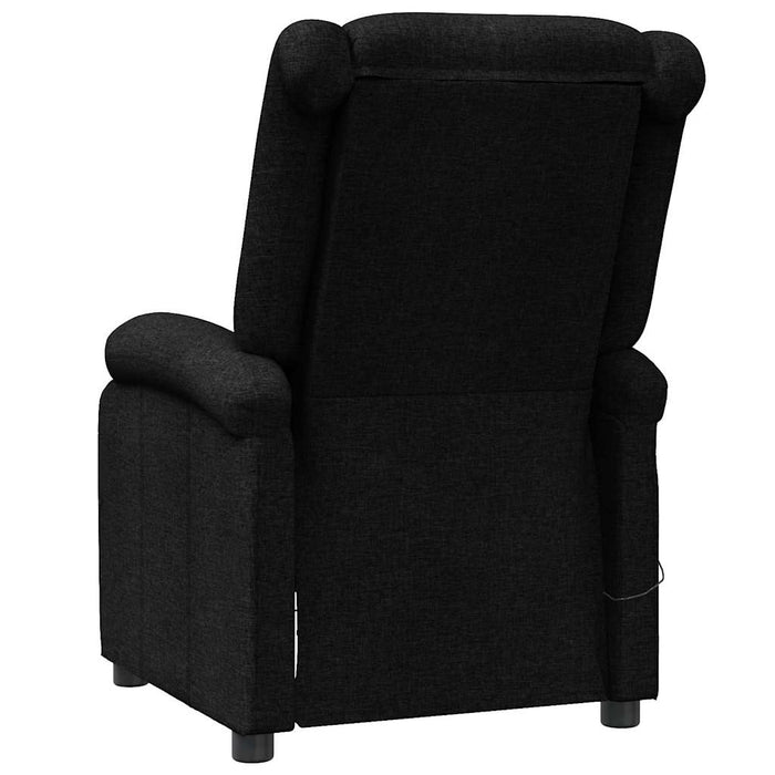 Fotoliu de masaj spătar aripi, negru, material textil - WALTI WALTI