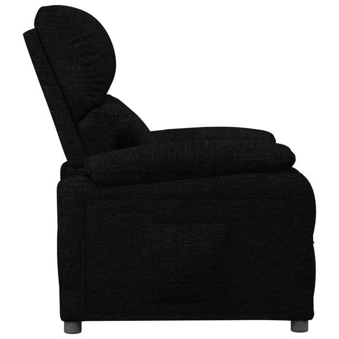 Fotoliu rabatabil, negru, material textil - WALTI WALTI