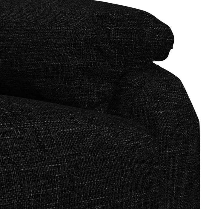 Fotoliu rabatabil, negru, material textil - WALTI WALTI