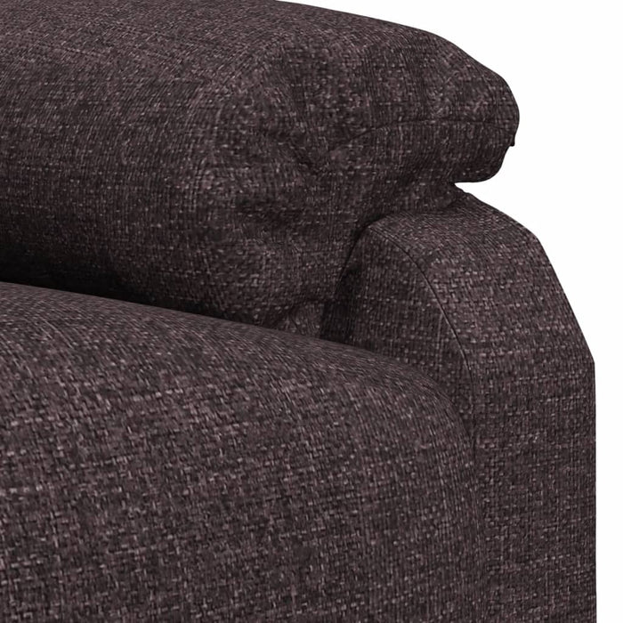 Fotoliu rabatabil, maro închis, material textil - WALTI WALTI