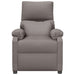 Fotoliu rabatabil, gri taupe, material textil - WALTI WALTI