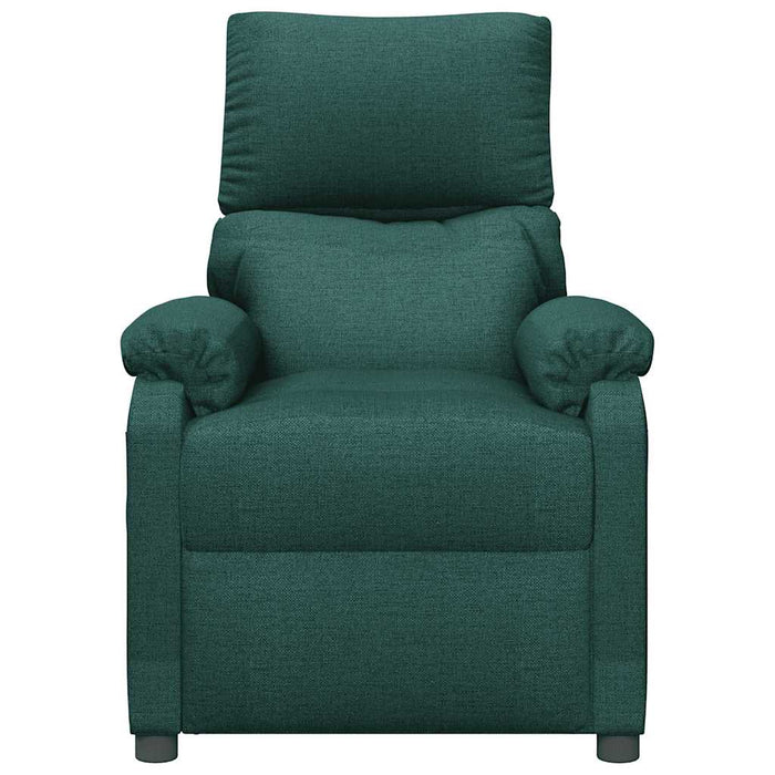 Fotoliu de masaj, verde închis, material textil WALTI