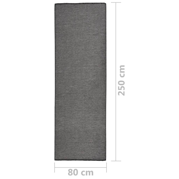 Covor de exterior, gri, 80x250 cm, țesătură plată WALTI
