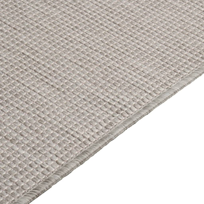 Covor de exterior, gri deschis, 80x250 cm, țesătură plată - WALTI WALTI