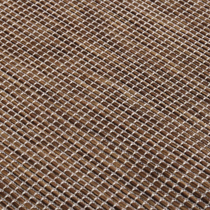 Covor de exterior, maro, 120x170 cm, țesătură plată WALTI