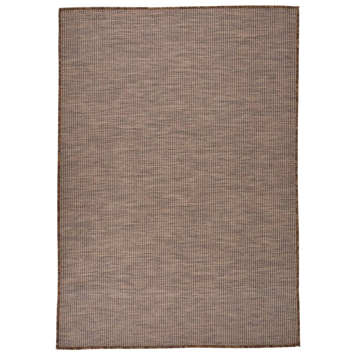 Covor de exterior, maro, 160x230 cm, țesătură plată WALTI