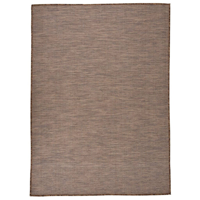 Covor de exterior, maro, 200x280 cm, țesătură plată WALTI
