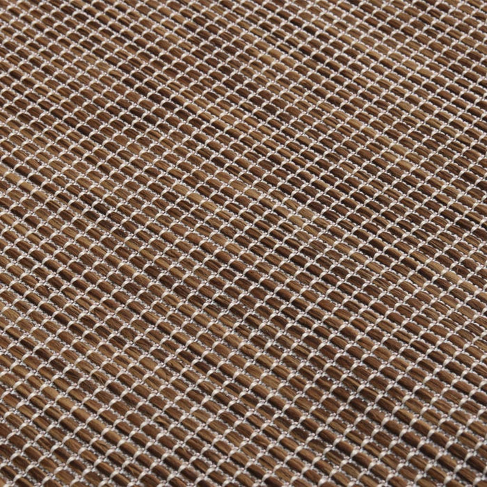 Covor de exterior, maro, 200x280 cm, țesătură plată WALTI